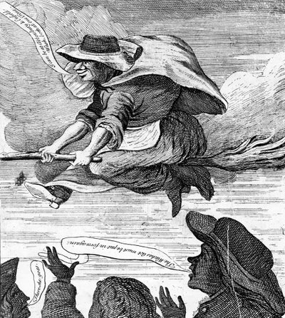 E. Canning vindicated, or Gypsies Flight to Enfield Wash, 1753 by English School